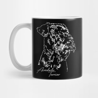 Airedale Terrier dog portrait Mug